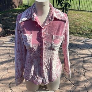 Corrida Crush Velvet Top